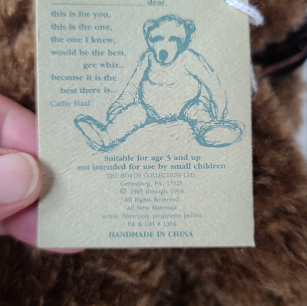 Boyd's Collection Bear - Picture 6 of 10